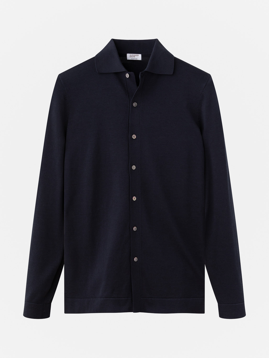 Cardigan Shirt - Navy