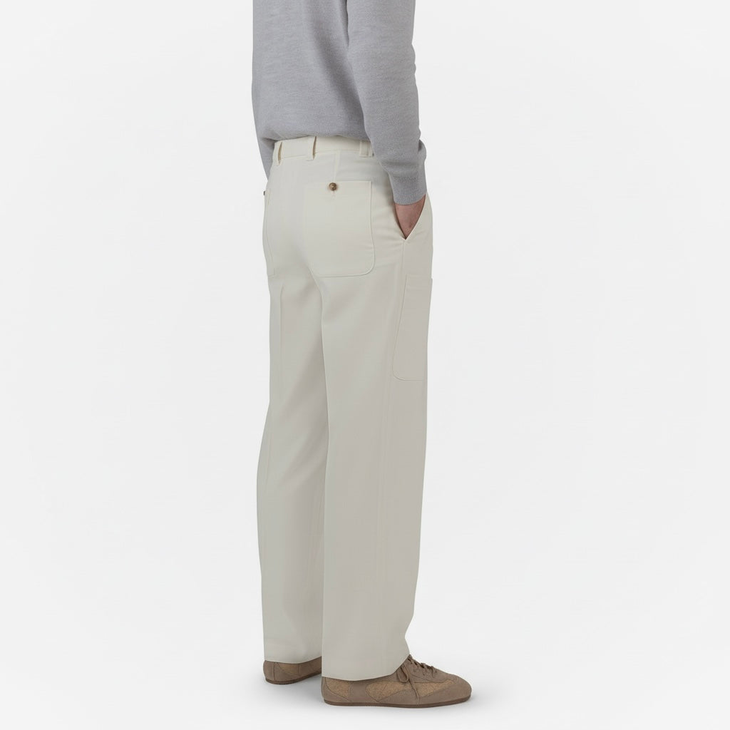 Sartorial Sport Trousers- Ivory