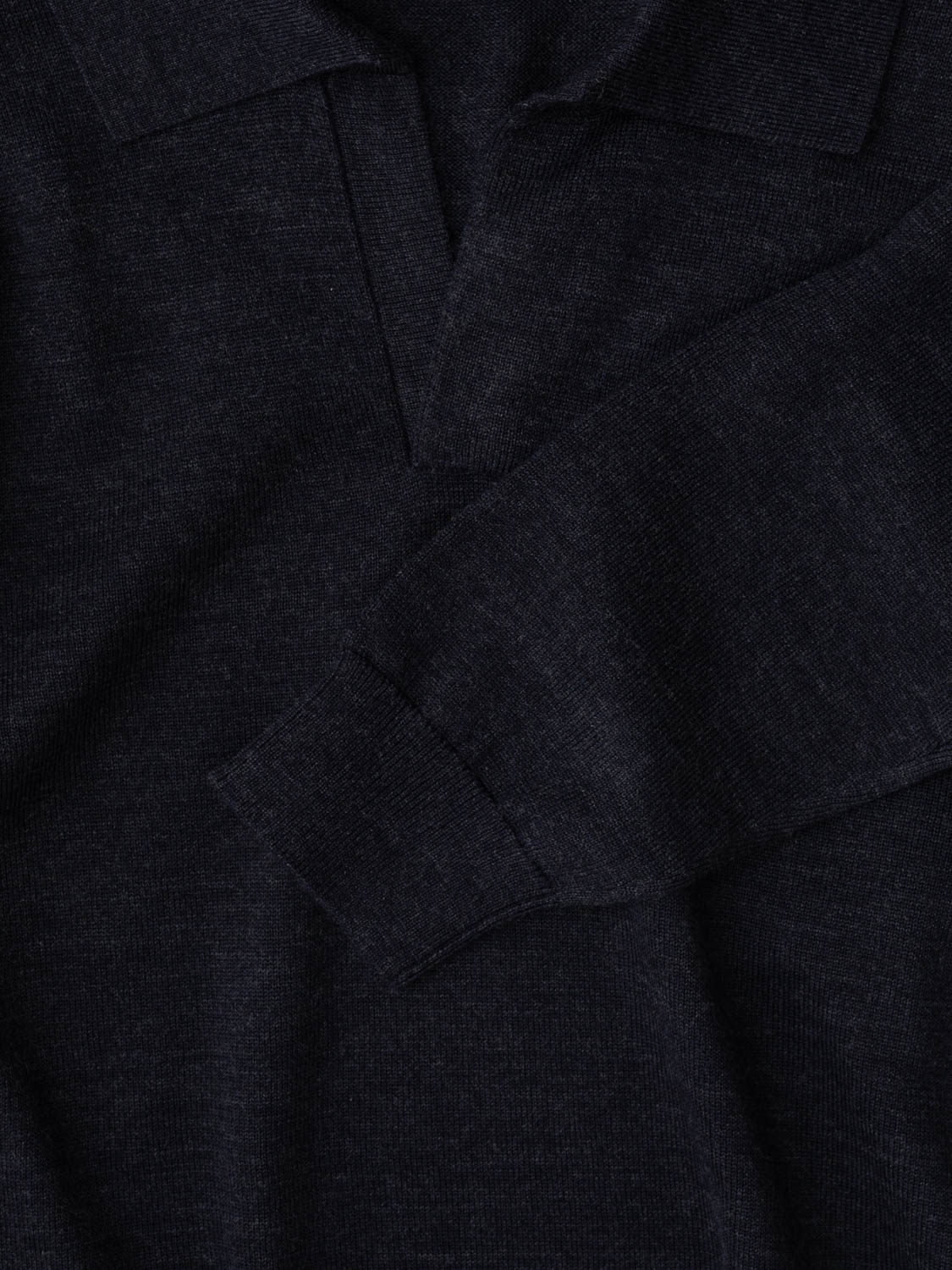 Polo Buttonless - Blue Graphite