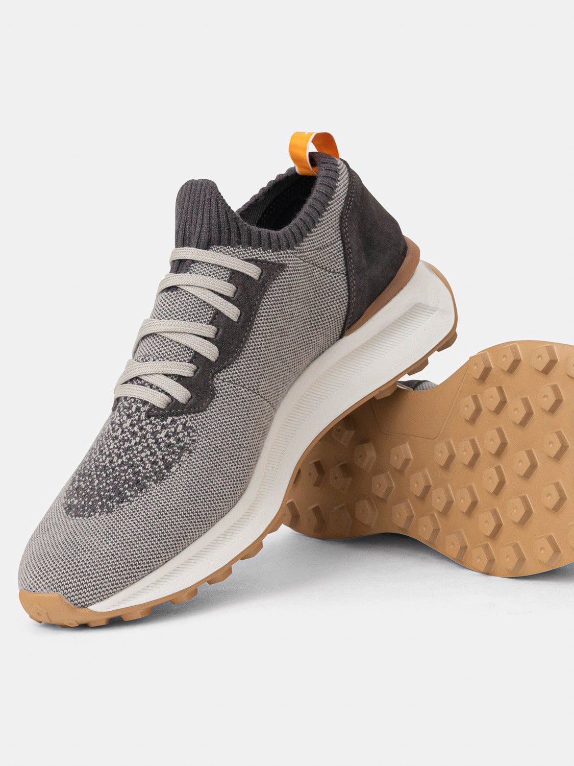 Knitted sneakers - Grey tones