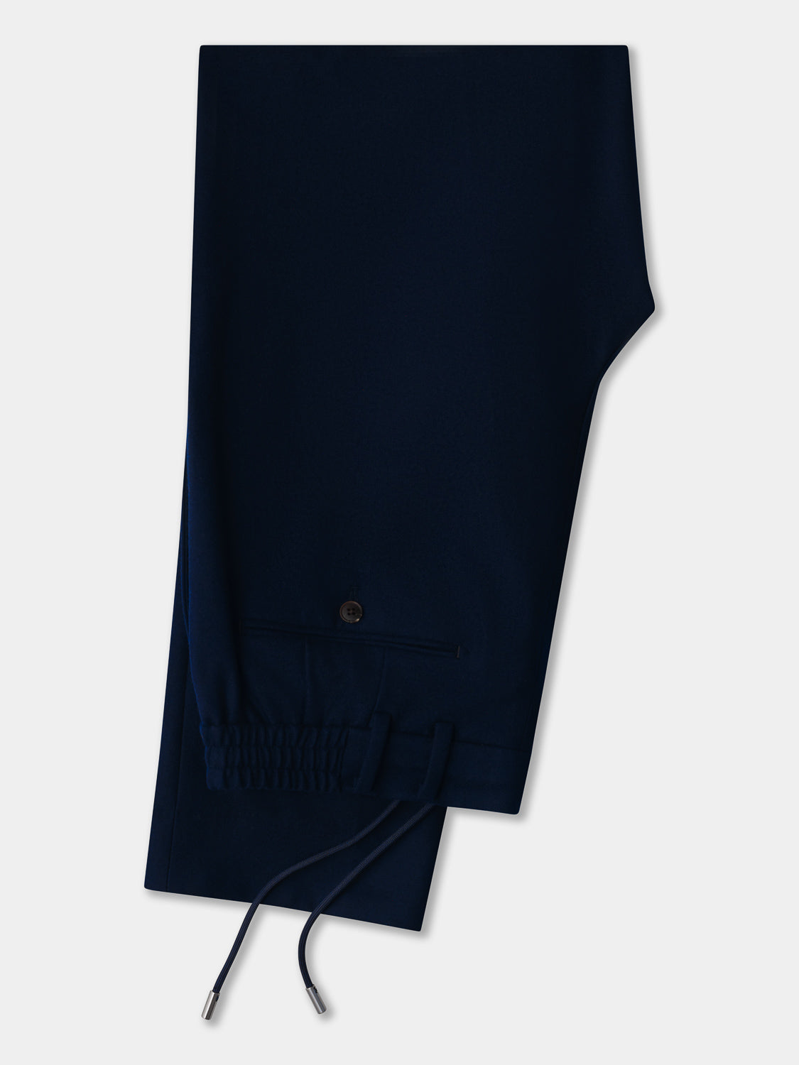 Flannel Jogger Pants - Navy