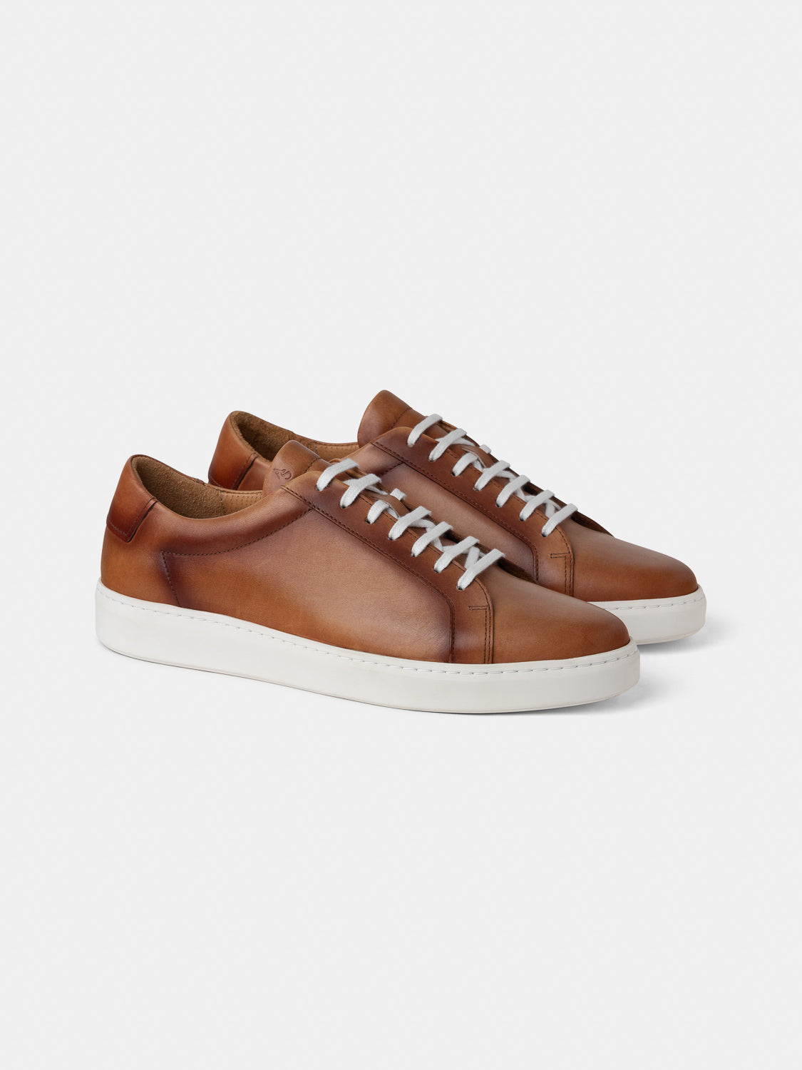 Calfskin Sneakers - Camel Patina