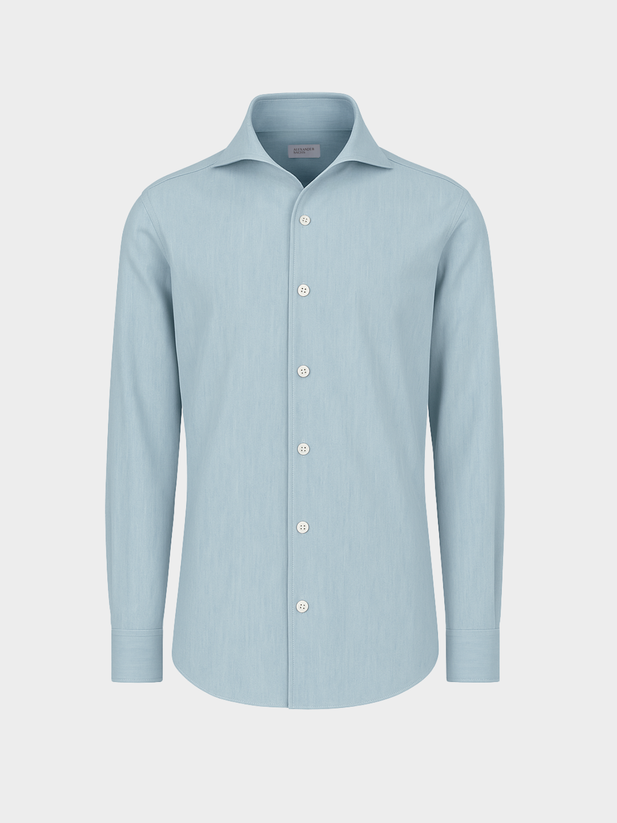 Cutaway 1-Piece shirt - Light Denim
