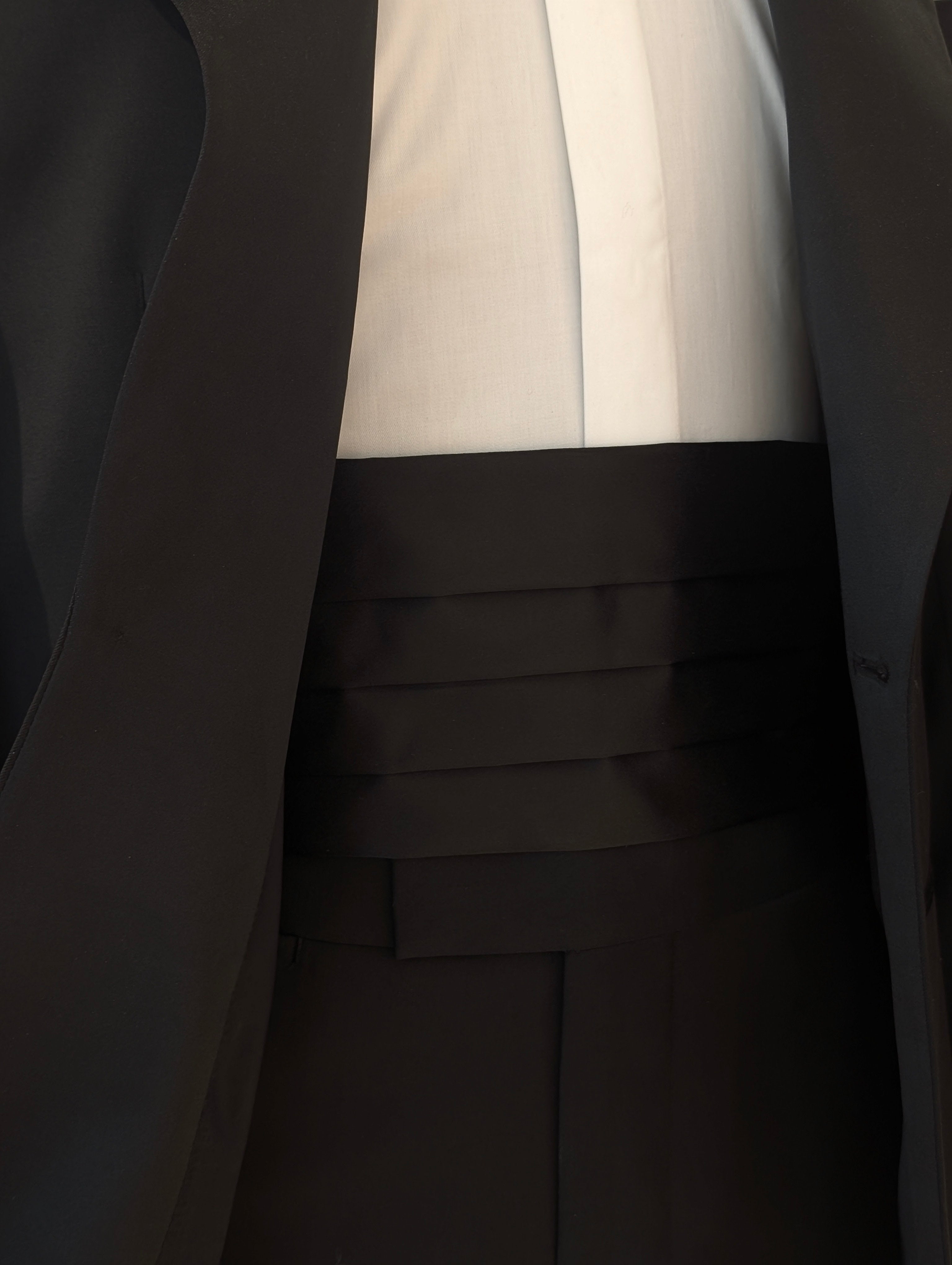 Tuxedo black cummerbund