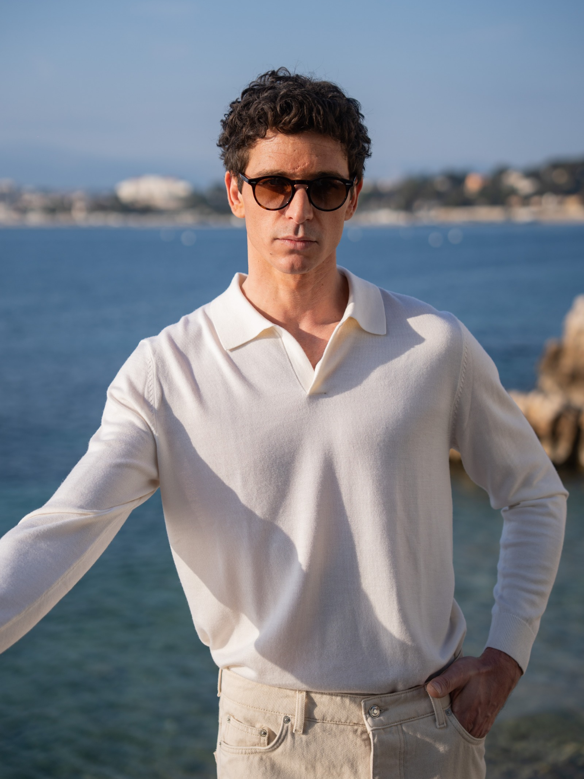 Polo Buttonless - Ivory