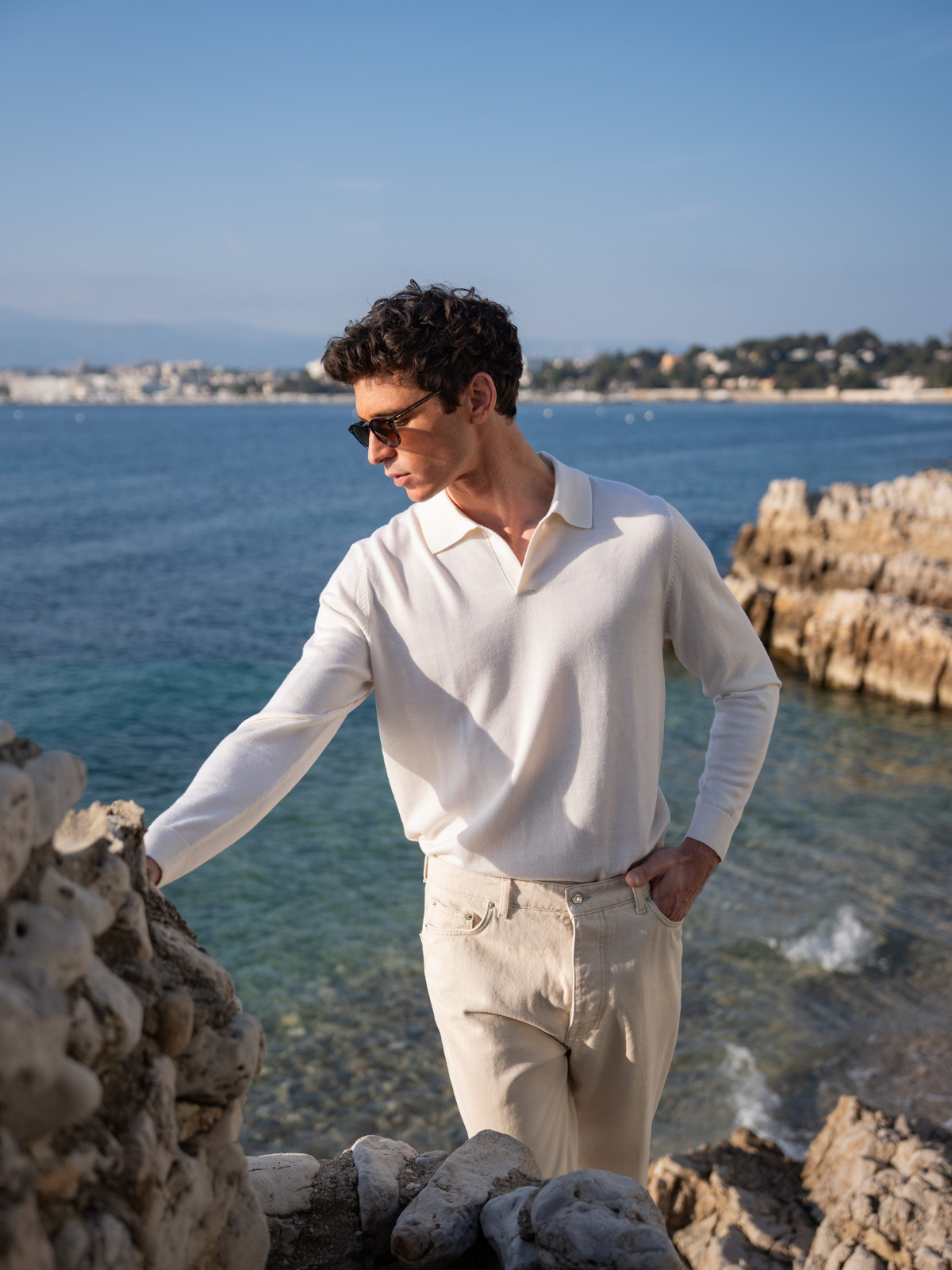 Polo Buttonless - Ivory