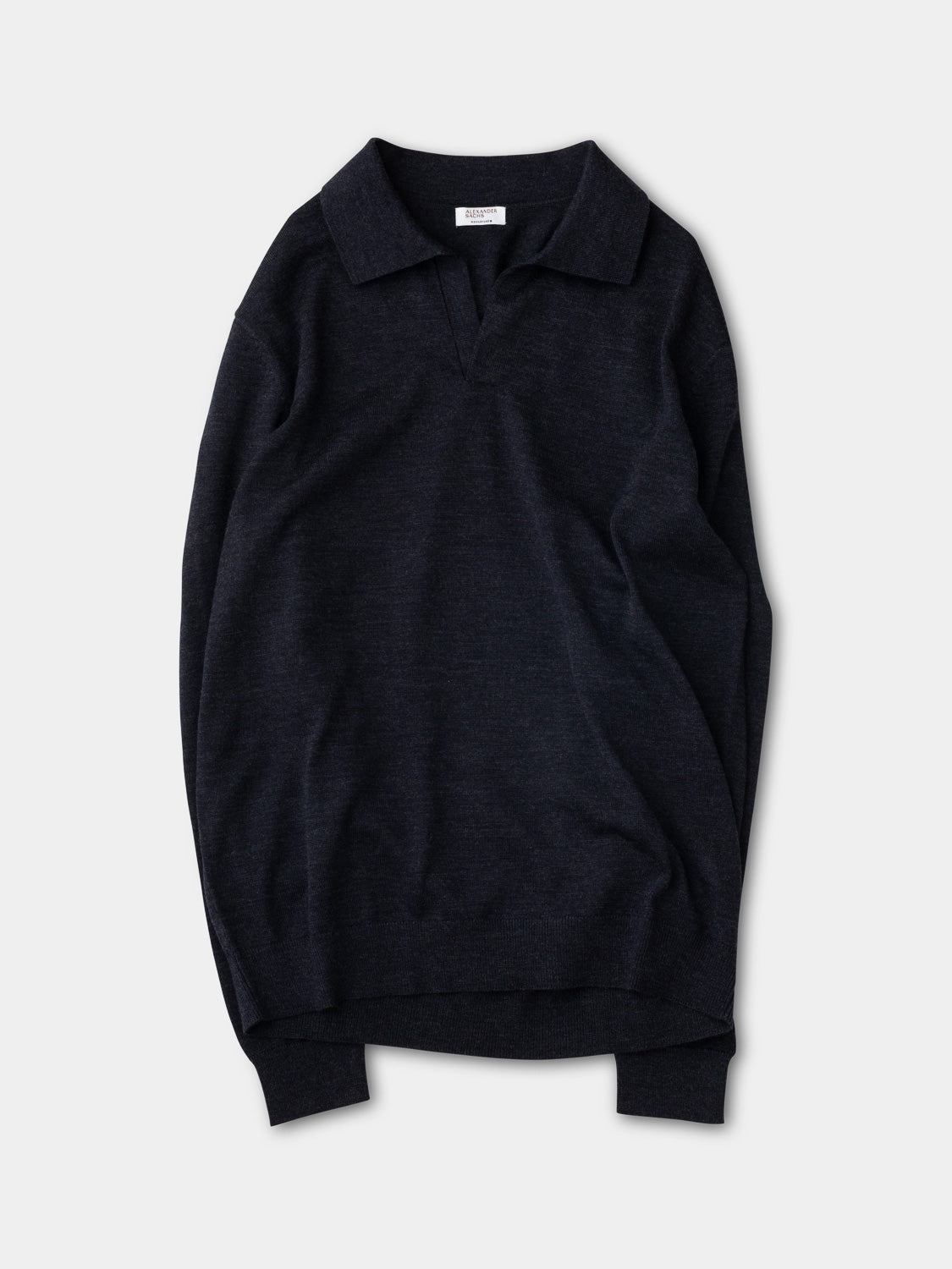 Polo Buttonless - Blue Graphite