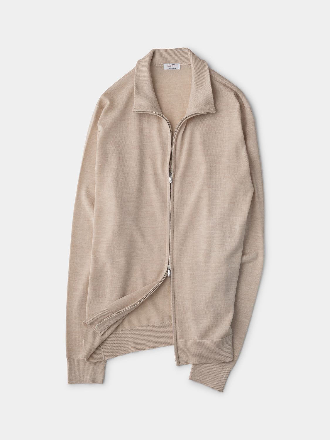 Zipper sweater - Sand