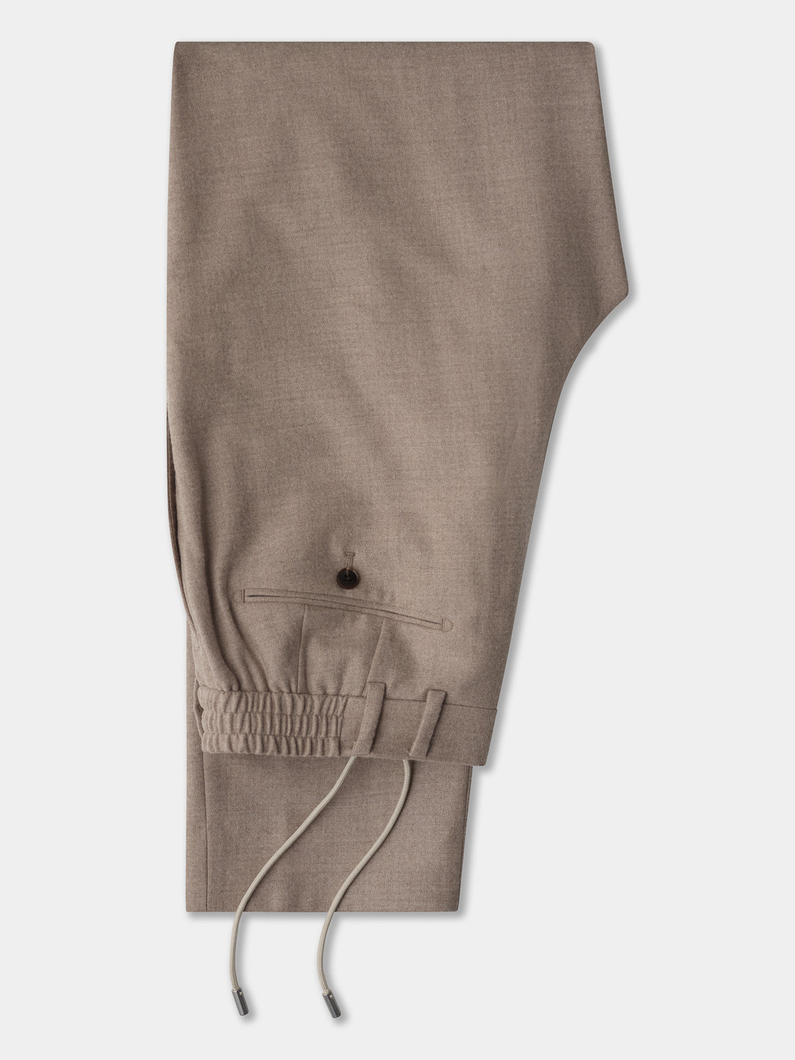 Flannel Jogger Pants - Sand