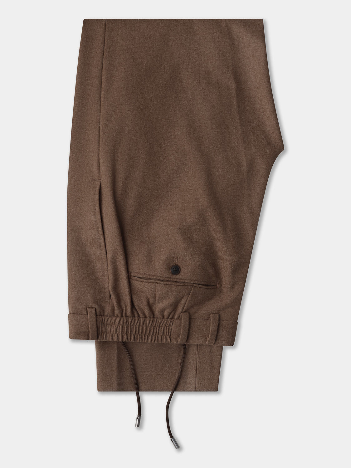 Flannel Jogger Pants - Camel