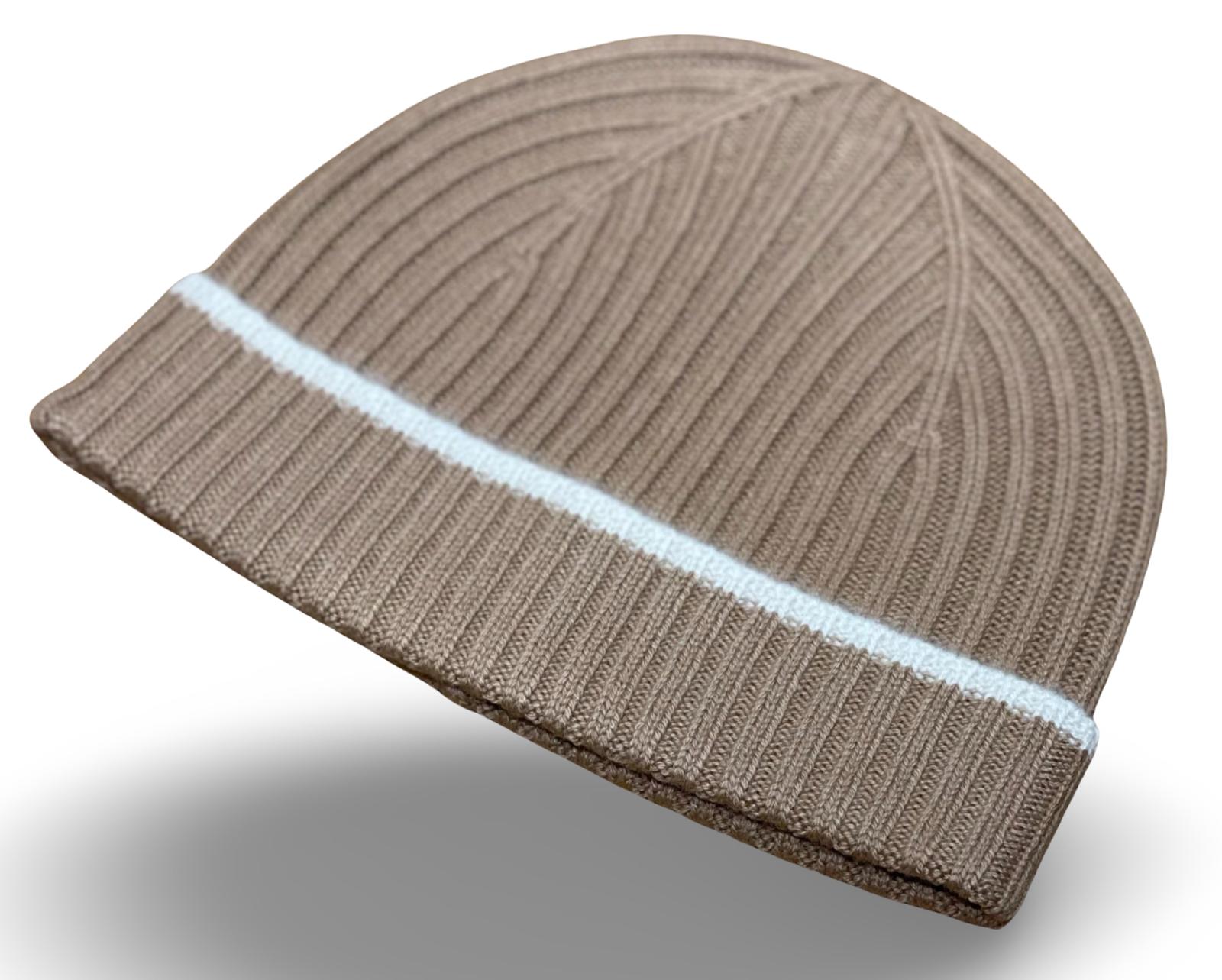 BEANIE CASHMERE CARAMEL & CREMA