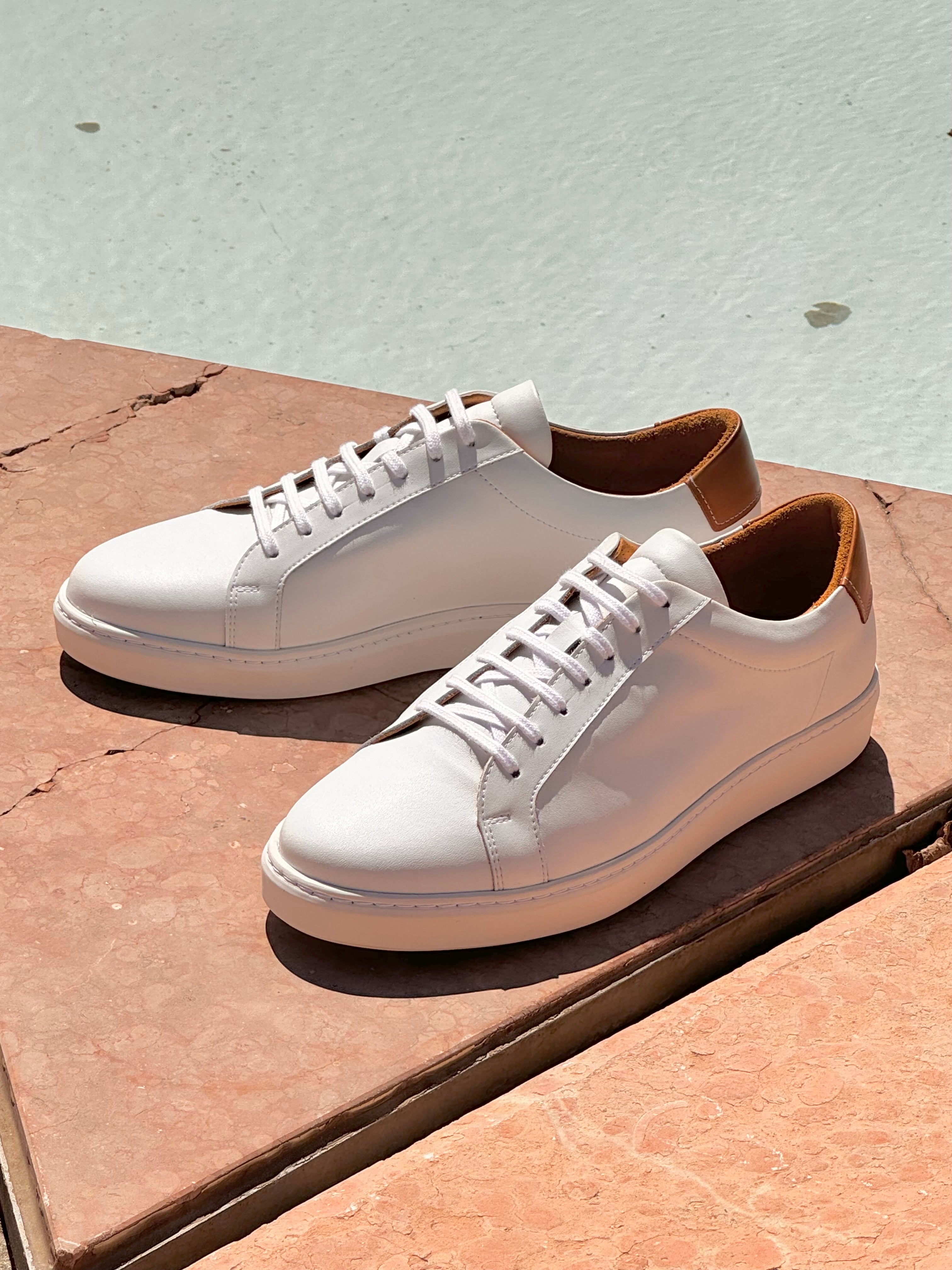 Calfskin Sneakers - White