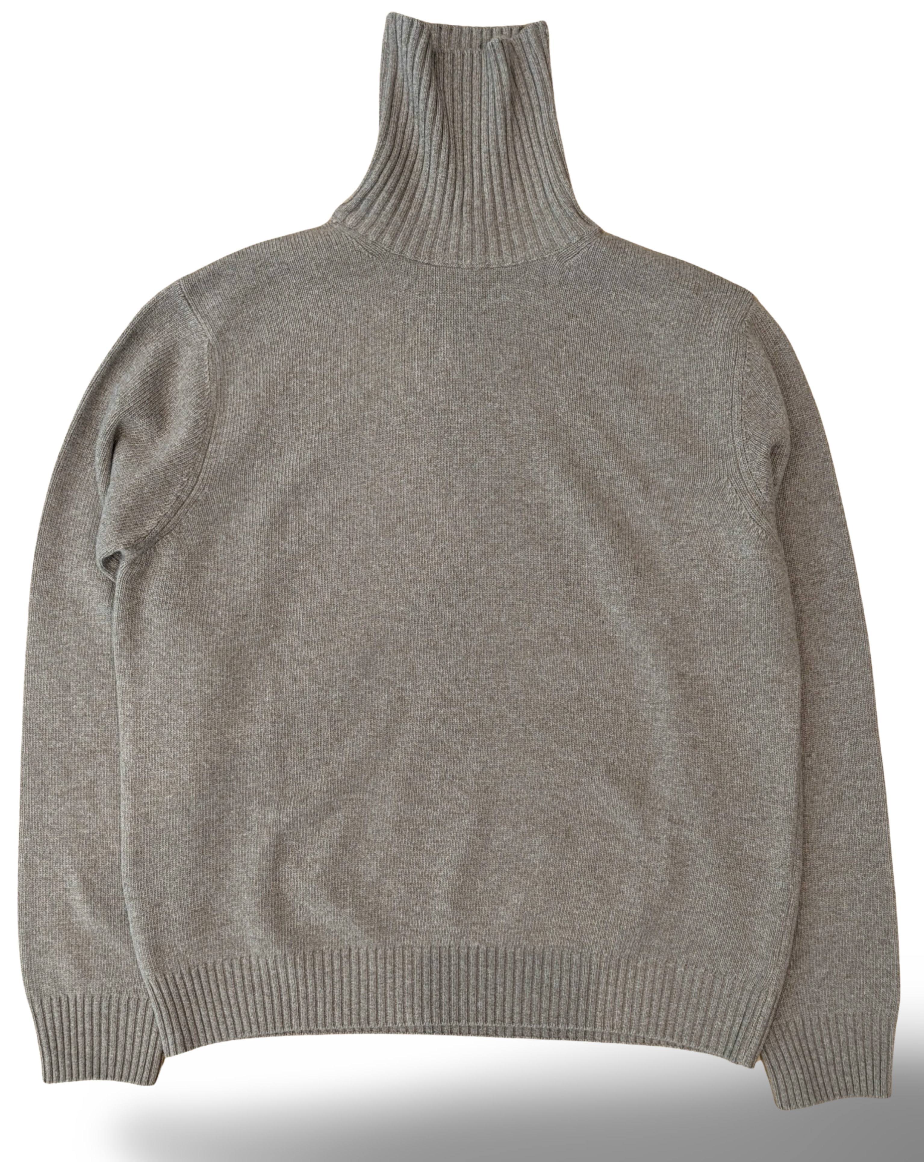 TURTLENECK WOOL & CASHMERE CHESTNUT