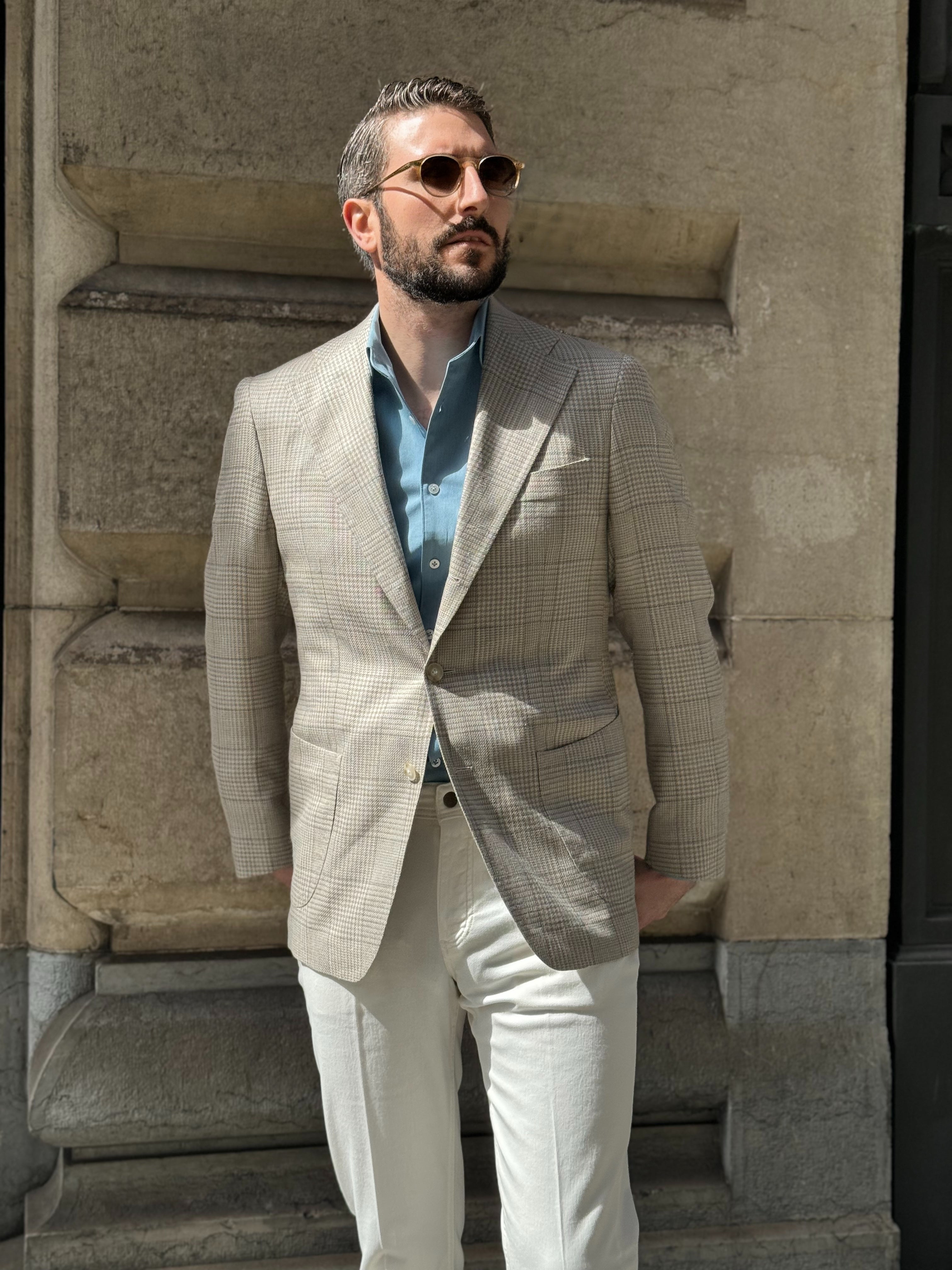 Blazer Summertime - Grey Tiles