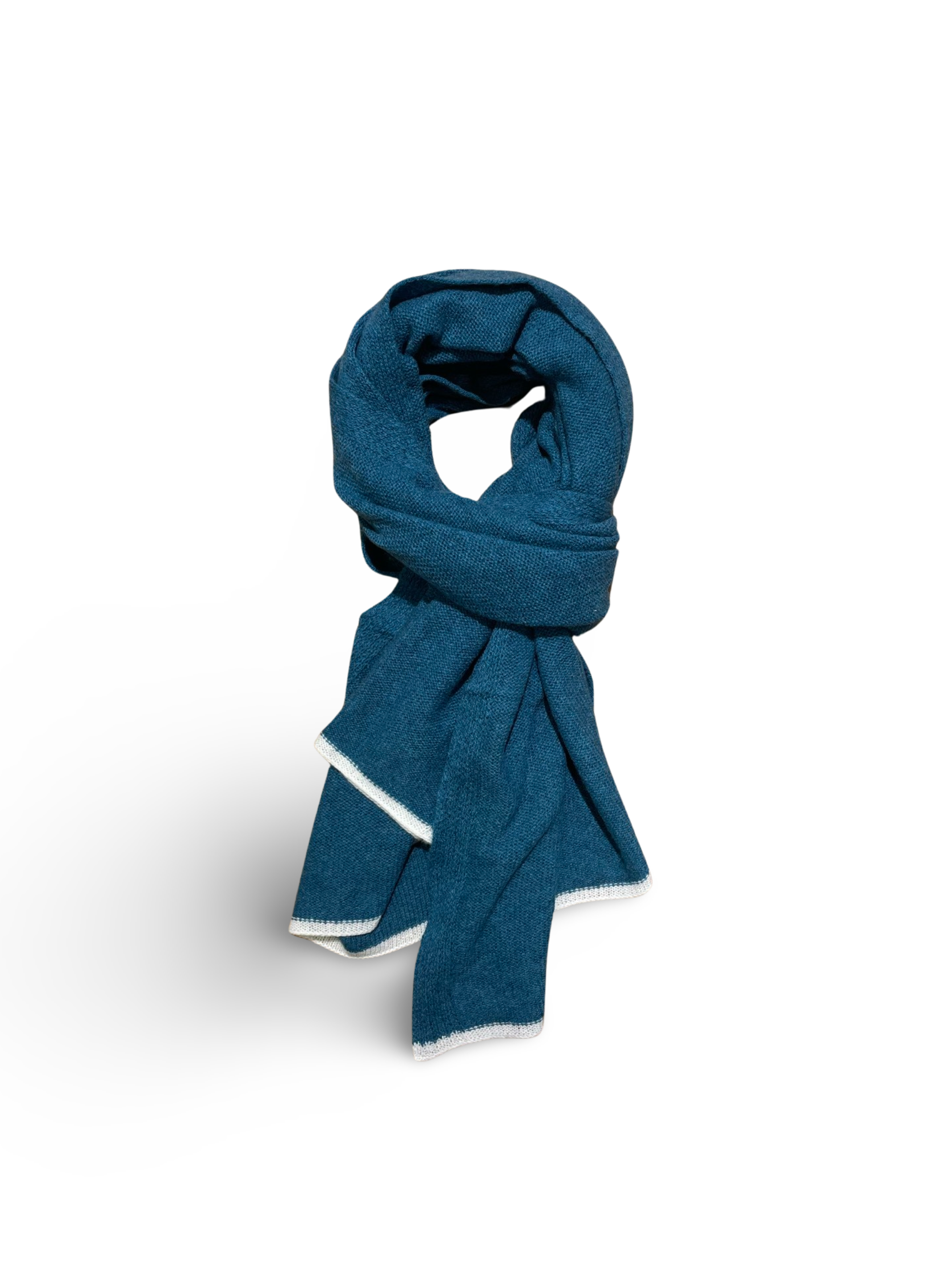 SCARF MONGOLIAN CASHMERE - OCEAN