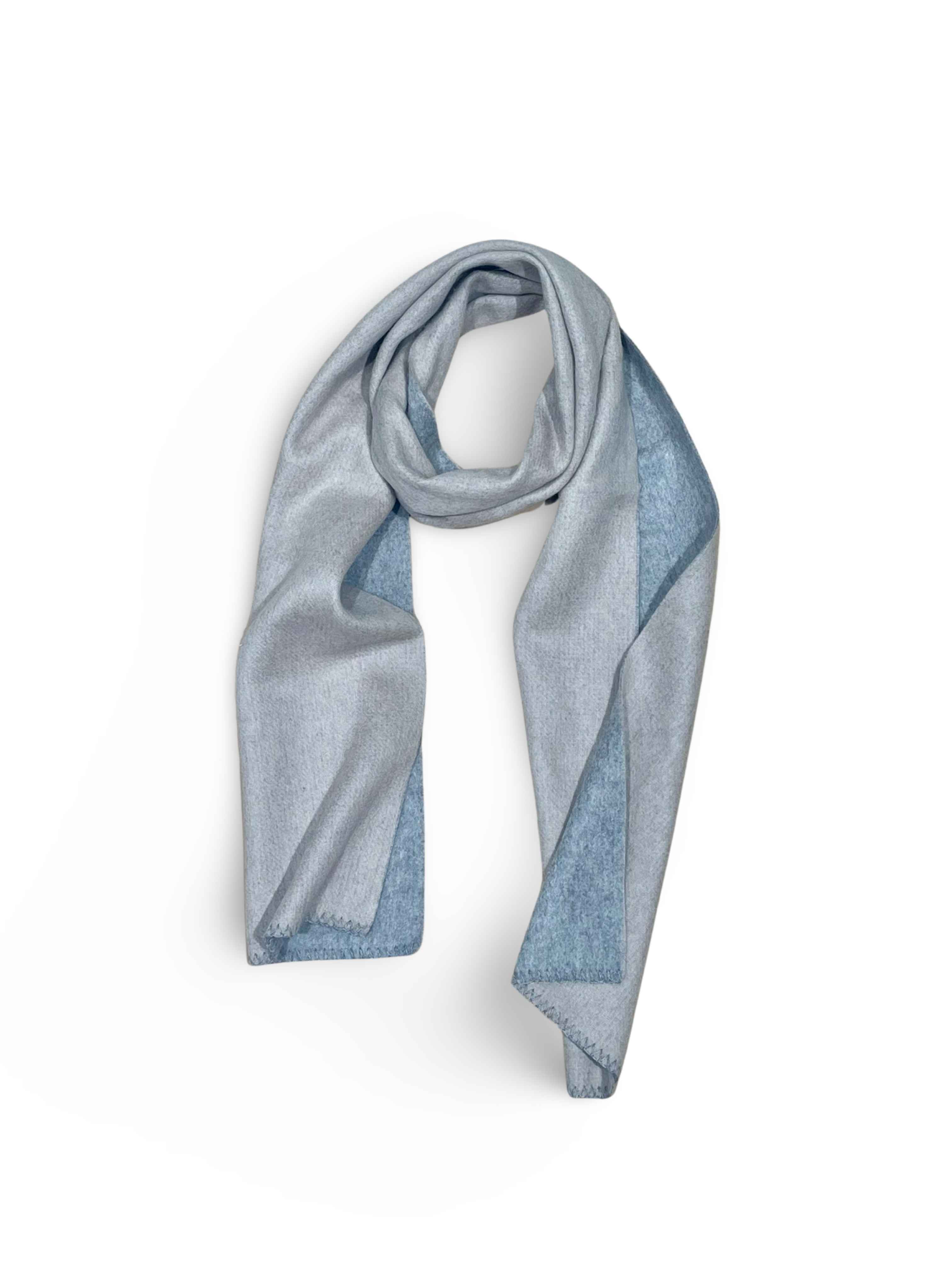 SCARF PLAID CASHMERE GREY & BEIGE