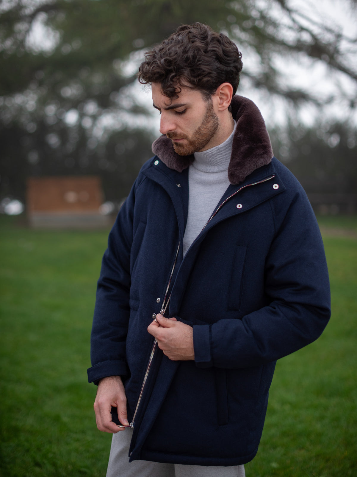 Alpine Coat - Navy